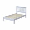 Corona White Pine 3'0" Slatted Lowend Bedstead
