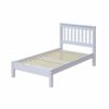 Corona White Pine 3'0" Slatted Lowend Bedstead