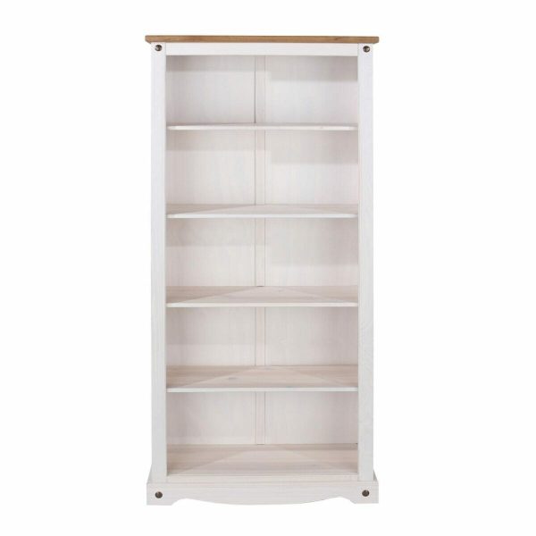 Corona White Pine Tall Bookcase