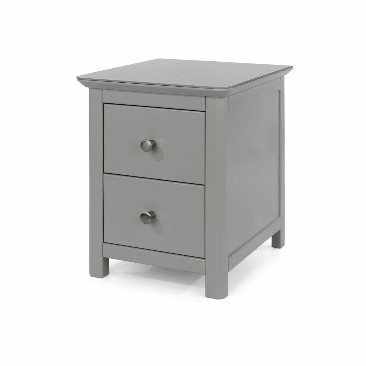 Elgin Softwood 2 Drawer Bedside Cabinet