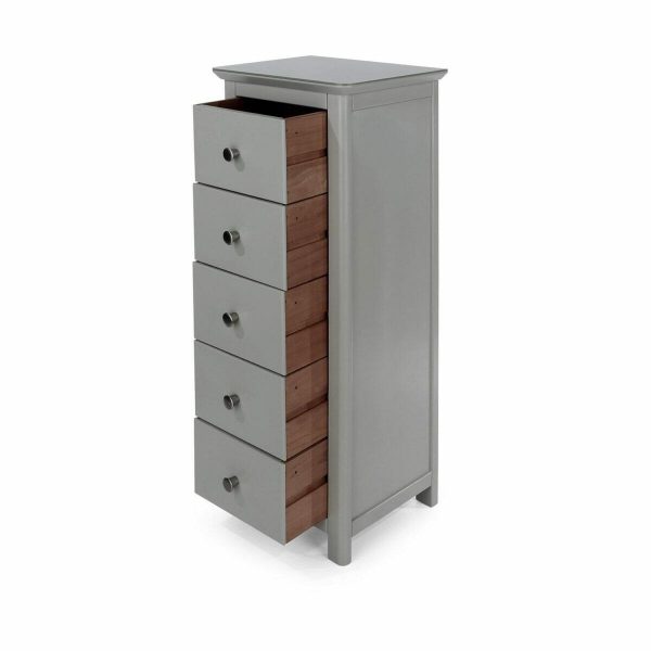 Elgin Softwood 5 Drawer Narrow Chest