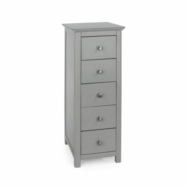 Elgin Softwood 5 Drawer Narrow Chest