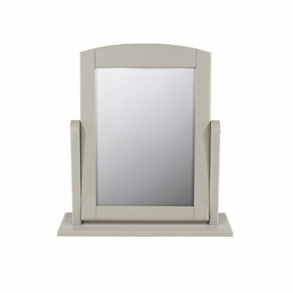 Elgin Softwood Single Mirror, Grey Finish (Requires Assembly)