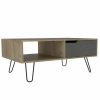 Perth Softwood Coffee Table, Open