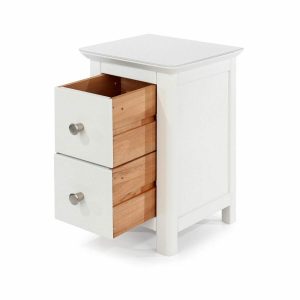 Nairn Softwood 2 Drawer Petite Bedside Cabinet