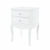 Options Mdf Lyon, 2 Drawer Bedside Cabinet