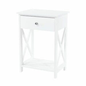 Options Mdf Vermont, 1 Drawer Bedside Cabinet