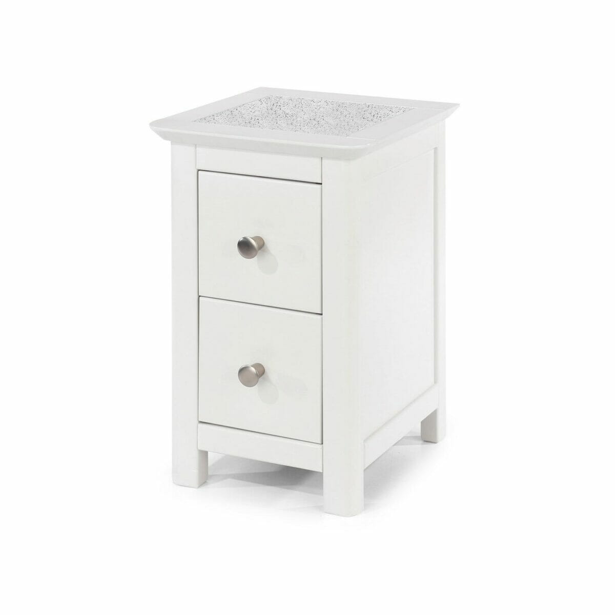 Stirling Softwood 2 Drawer Petite Bedside Cabinet