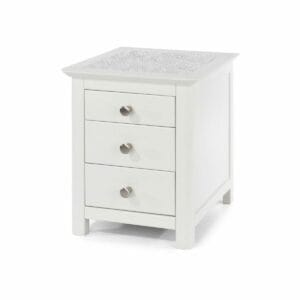 Stirling Softwood 3 Drawer Bedside Cabinet