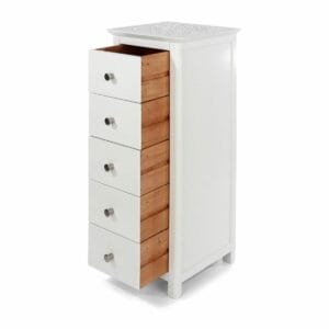 Stirling Softwood 5 Drawer Narrow Chest