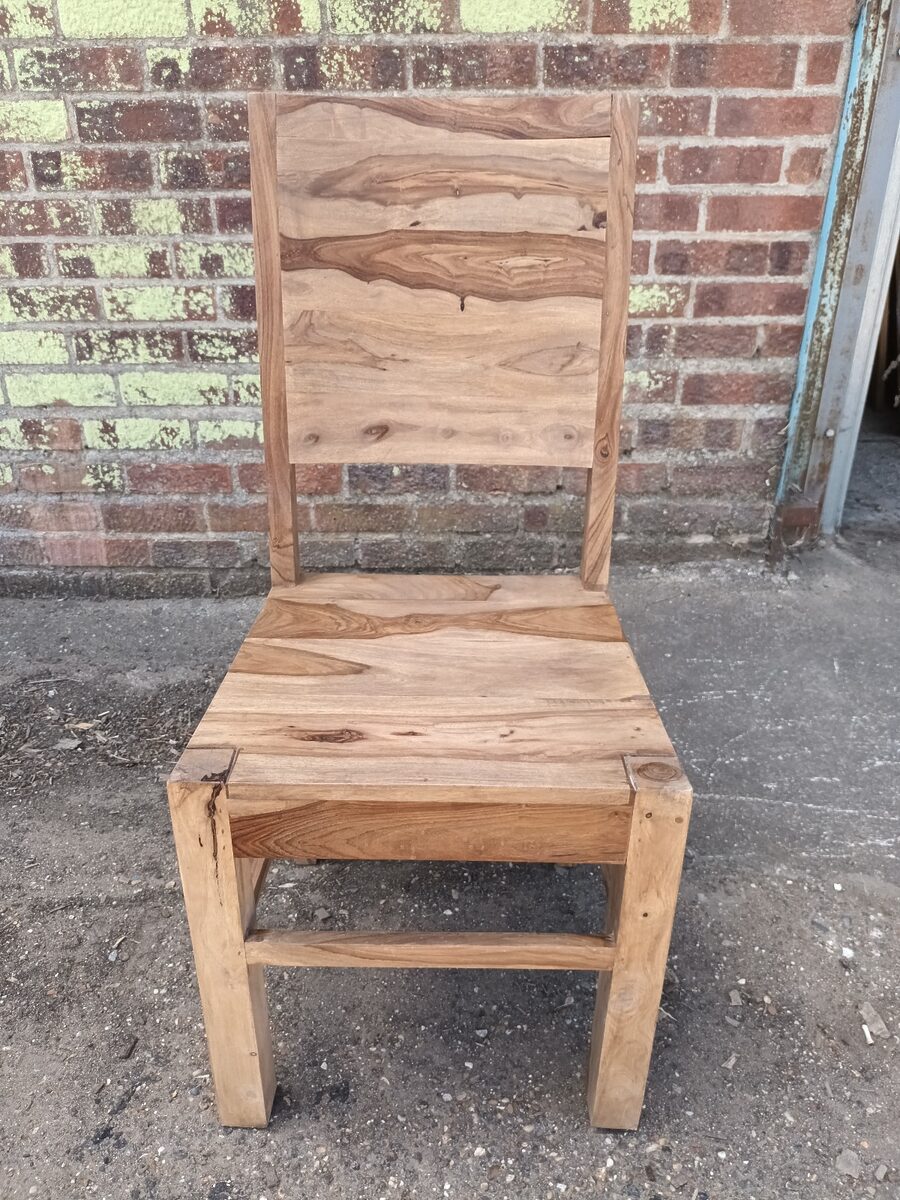 Zen Sheesham Dining Chairs x2