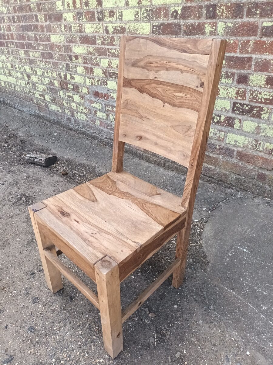 Zen Sheesham Dining Chairs x2