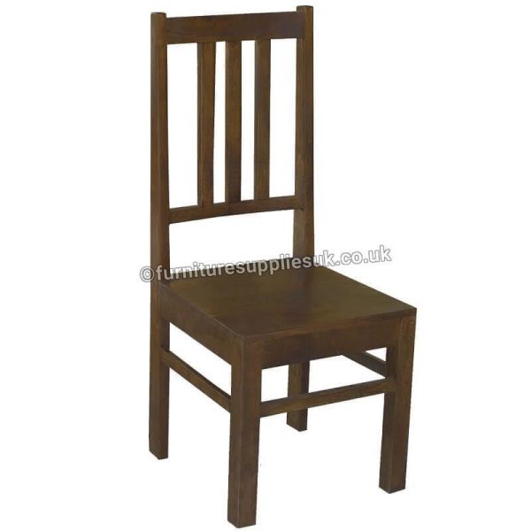 Dakota Dark Mango Square Dining Table & 2 Chairs Wood