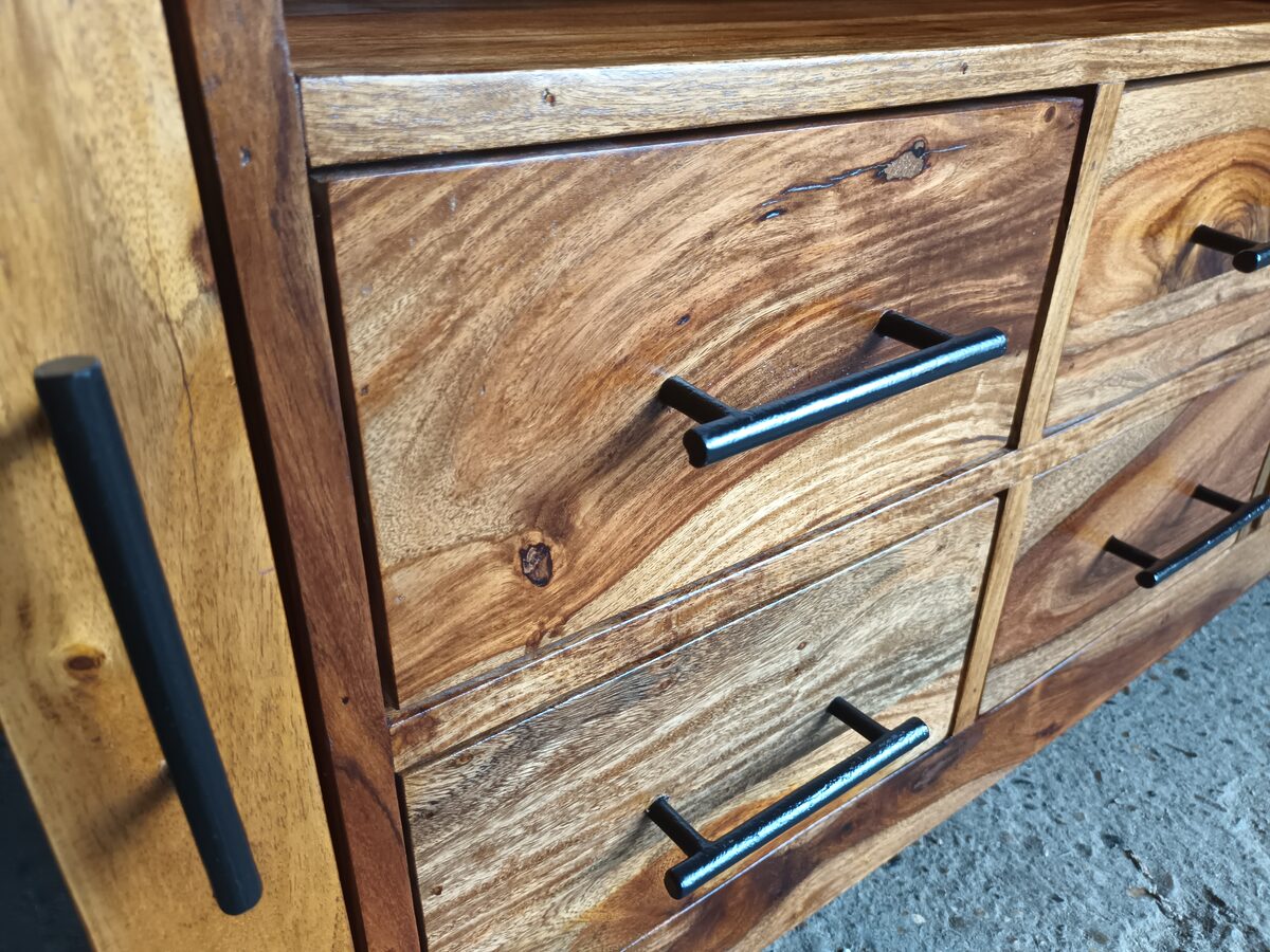 Jali Entertainment TV Unit Large 170cm Glass Doors