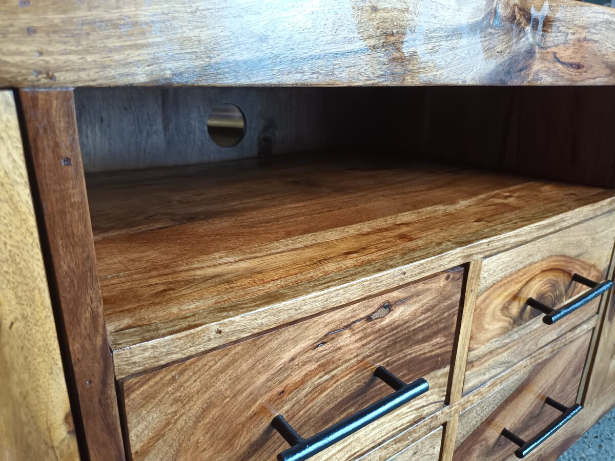 Jali Entertainment TV Unit Large 170cm Glass Doors