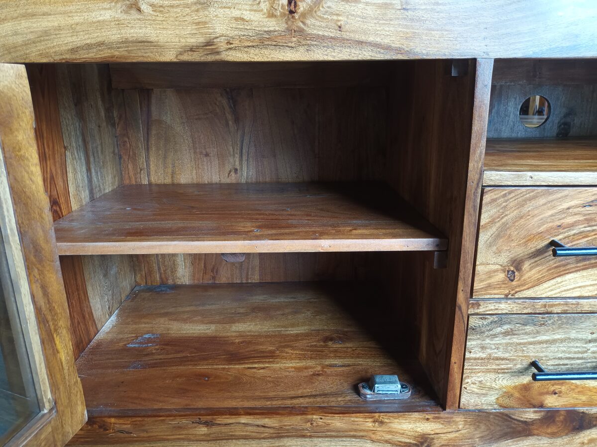 Jali Entertainment TV Unit Large 170cm Glass Doors