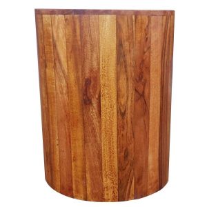 Jali Storage Tub Solid Sheesham Wood Bin 25x25x33cm