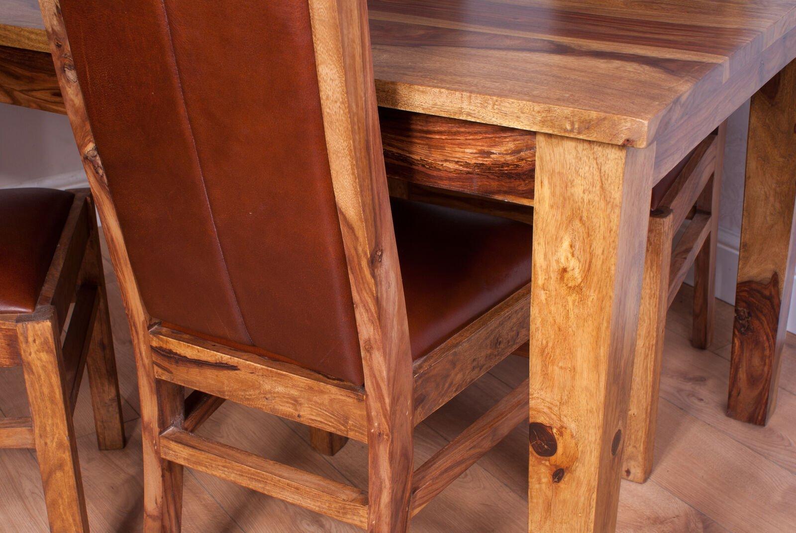 Jali Raj Sheesham Dining Table 135cm