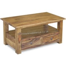 Jali 2 Drawer Coffee Table & TV Stand