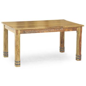 Jali Ruby 150cm Dining Table Indian Wood