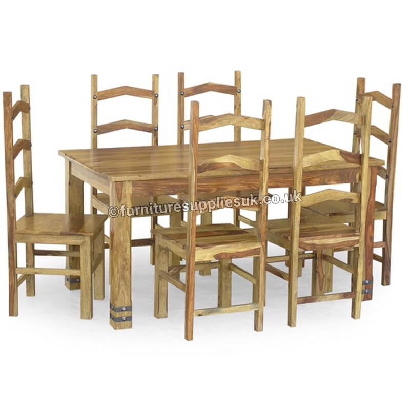 Jali Ruby 150cm Dining Table With 4 Chairs