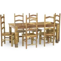 Jali Ruby Dining Table 8 Chairs 180cm