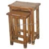Jali Ruby Sheesham Nest of Tables