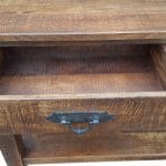 Rustic Farm Console Table 2 Drawer 5