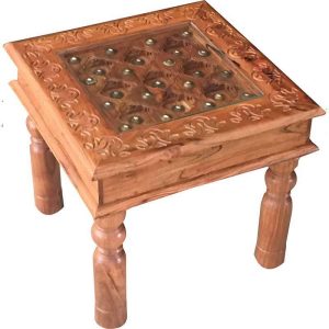 Traditional Acacia Side Table 45*45