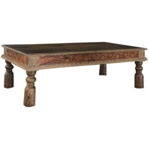 Traditional Mango & Sheesham Top Coffee Table