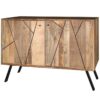 Amar Retro Vintage Light Mango 2 Door Sideboard