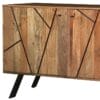 Amar Retro Vintage Light Mango 3 Door Sideboard
