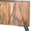 Amar Retro Vintage Light Mango 3 Door Sideboard