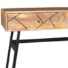 Amar Retro Vintage Light Mango Console Table