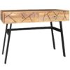 Amar Retro Vintage Light Mango Console Table