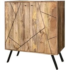 Amar Retro Vintage Light Mango Wine Rack