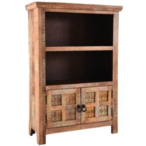 Aravali 2 Door Small Bookcase | Mango Wood