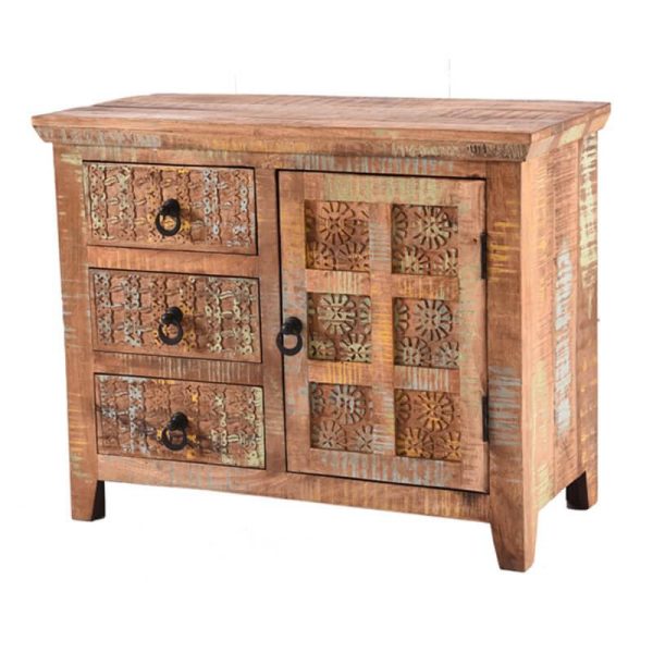 Aravali Small Sideboard Cabinet Mango Wood