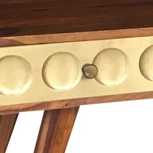 Retro Brass Banner Low Coffee Table