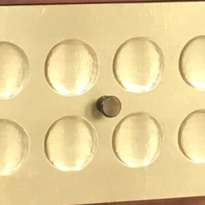 Retro Brass Banner Rosewood Bedside Table