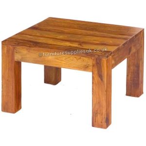 Cube Coffee Table 60x60 Solid Sheesham Wood