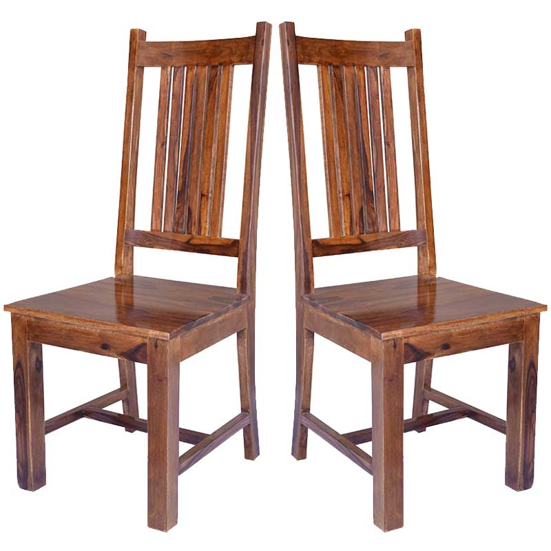Cube Jaipur Dining Chair Solid Seat x1 Solid Sheesham Wood
