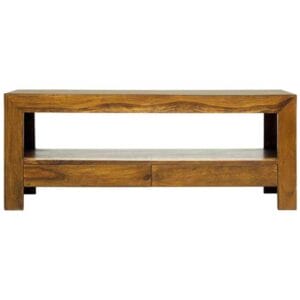 Cube Jaipur Plasma With Drawer Solid Sheesham Wood