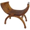 Cube Jaipur Single Seater Bench Solid Sheesham Wood