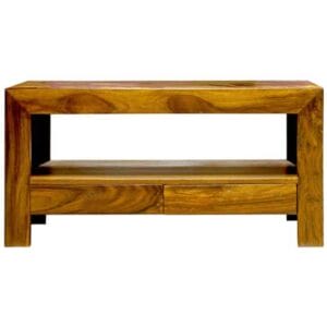 Cube Jaipur Small Plasma With Drawer Solid Sheesham Wood