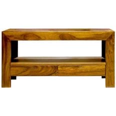 Cube Jaipur Small Plasma With Drawer Solid Sheesham Wood