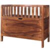 Cube Jaipur Storage Seat Large Solid Sheesham Wood