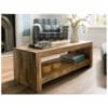 Light Dakota Open Plasma Media Unit Mango Wood
