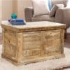 Light Dakota Ottoman Box (Large)