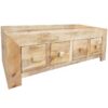 Light Dakota 8 Drawer Coffee Table